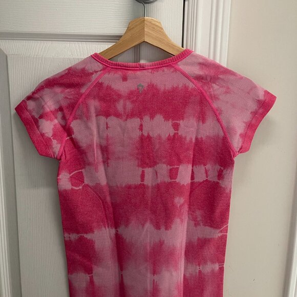 Ivivva Swiftly Short-Sleeve Girls Shirt - Pink - Picture 2 of 3